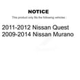 thumbnail image 2 of TOR Front To Frame Suspension Stabilizer Bar Bushing Kit TOR-K201507 for Car Nissan Murano Quest, 2 of 2