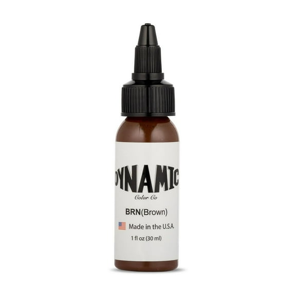 Dynamic Brown Tattoo Ink Bottle 1oz