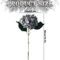 thumbnail image 3 of Real Touch Hydrangea Artificial Flowers, Faux Hydrangea Flowers Latex Fake Flowers for Home Decor Party Floral Arrangements Wedding Bouquets Centerpieces Outdoor Decor, 1 Pcs, 19.7x5.9", 3 of 8