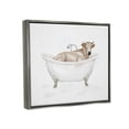 thumbnail image 3 of Farm Cow Bathing Tub Animal Animals & Insects Graphic Art Luster Gray Framed Art Print Wall Art, 3 of 6