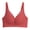 Wine, variant on khonts,Women's Sheer Wireless Bras Gathering Seamless Soft Bralettes Vest Style Full Coverage T Shirts Bra OTHER 80B