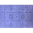 thumbnail image 1 of Ahgly Company Machine Washable Indoor Rectangle Oriental Blue Traditional Area Rugs, 3' x 5', 1 of 4