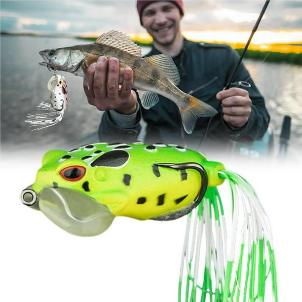 High Buoyancy Frog Lure Silicone Fishing Bionic Bait Realistic Fishing  Bionic Design Fishing Lure