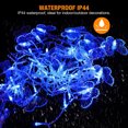 thumbnail image 4 of 96 LED Blue Lights Butterfly LED String Curtain Lights Wedding Children Room Decor Lamp, 4 of 8