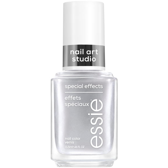 essie Nail Art Studio Special Effects Chrome Polish, Vegan, Silver Nail Polish, Cosmic Chrome, 0.46 Fl Oz