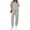 A-Gray, variant on 2 Piece Outfits for Women Long Sleeve Sweatsuit and Wide Leg Tracksuit Ladies Fall Cozy Lounge Sets