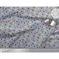 thumbnail image 2 of Soimoi Coton Jersey Point, Croix Signe & Carré Géométrique Tissu Imprimé 1 Yard 58 Inch Wide, 2 of 3