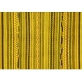 thumbnail image 1 of Ahgly Company Machine Washable Indoor Rectangle Abstract Yellow Modern Area Rugs, 5' x 8', 1 of 4