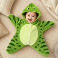 thumbnail image 2 of LRen Baby Outfit Hooded Romper Zipper Crawling Suit Halloween Jumpsuit Winter Warm Playwear for Halloween Gifts,Cold Weather,ï¼0-3 Monthsï¼, 2 of 6