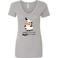 thumbnail image 3 of Inktastic Sorry, I'm a Bit Moody Today Cute Cow Pun Women's V-Neck T-Shirt, 3 of 5