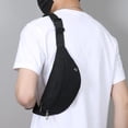 thumbnail image 4 of Lightweight Canvas Waist Bag with Multiple Pockets, Adjustable Crossbody Sling for Daily Commute, Travel, and Outdoor Activities, 4 of 5
