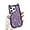 Purple, variant on for iPhone Case,Cute Glitter Sparkle Sparkly Silicone Cat Ear Translucent Frame Shape Camera Lens Protection Soft Shockproof Phone Case (Black,iPhone 13 Pro Max)