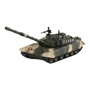 STARTIST Tank Model Tank Toy for Kids 1/32 Scale Rotating Turret Ornament Home Decor Vehicle Toys All Terrain Tank for Adults and Kids Green