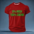 thumbnail image 2 of St Patricks Day Shirts Mens Casual Short Sleeve Comfortable Breathable Summer Crew Neck Basic Tee, 2 of 3