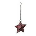 thumbnail image 2 of Hangs - Household Pendant - European Style Colored Embossed Glass Five Pointed Star Candlestick Hanging Wind Lamp Aromatherapy Candle Holder Home Decoration - 1X Candle Decorative Piece, 2 of 5