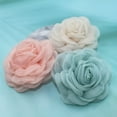 thumbnail image 3 of Fashion Fabric Camellia Flower Brooches For Women Clothing Jewelry Party Accessories, 3 of 9