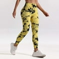 thumbnail image 2 of Tie-Dye Workout Leggings - Women's High Waist Tummy Control Yoga Pants Hip Lifting Bodycon, 2 of 3