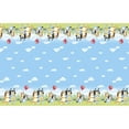 thumbnail image 5 of (2 pack) Bluey Rectangular Plastic Table Cover, 54" x 84 - Short Fold, 5 of 7
