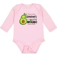 thumbnail image 3 of Inktastic Grandma's Little Avocado with Cute Baby Avocado Boys or Girls Long Sleeve Baby Bodysuit, 3 of 5