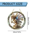 thumbnail image 3 of Home Decor Ceramic Retro Fairy Jewelry Sign Wall Hanging Painted Disc Style Decoration Exchange Creativity Christmas, 3 of 4