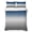 Gray Blue, variant on Full Quilt Set 78''x90'', Navy Blue Gray Ombre Lightweight Summer Bedspread Coverlet Set with 2 Pillow Shams, Modern Gradient Abstract Art Breathable All Season Quilt Bedding for Bedroom/Guest Room