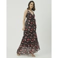 thumbnail image 2 of Moomaya Sleeveless V Neck A-Line Printed Dress - Women's Boho A-Line Dress, 2 of 9