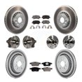 thumbnail image 1 of Transit Auto Front Rear Hub Bearing Assembly Coated Disc Brake Rotor and Ceramic Pads Kit (10Pc) for Car 2017 Volvo XC60 AWD with 328mm Diameter Left Right Driver Passenger Side KBB-126193, 1 of 11