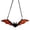Orange, variant on 1 Pc Halloween Bat Window Hanging Hanging Bats Halloween Decorations Outdoor Plastic Bats Bat Decorations Perfect for Halloween Hanging Tree Decor, 7.87 Inch, Orange