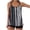 Black, variant on Swimsuit Sets for Women Women's Watercolor Ombre Tankini Set - Double Strap Swim Top & Bottoms for Beach, Pool, Vacation, Water Sports & Summer Swimwear Style S-5XL