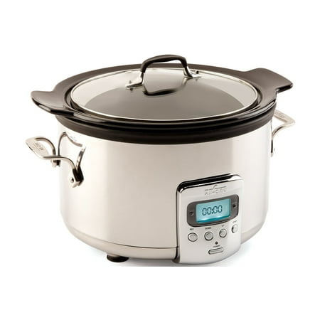 All-Clad 4 Qt. Electric Slow Cooker w/ Black Ceramic (Best Price All Clad Slow Cooker)
