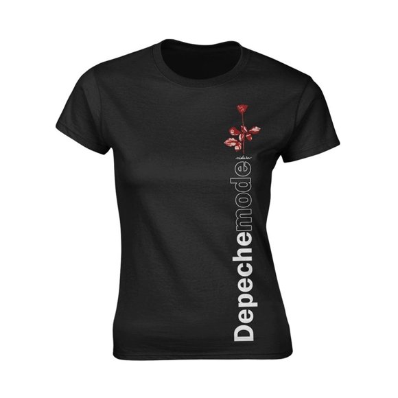 Depeche Mode T-Shirt Femme Violator Rose sur le Côté