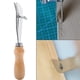 thumbnail image 3 of Riwesomey Herramienta de trazado de cuero, herramienta portátil para marcar bordes con mango de madera, herramientas para marcar arrugas, artesanía en Artesanía Riwesomey TO011613-01, 3 of 6