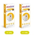 thumbnail image 1 of Pack de 2 Comprimido Bravecto Antipulgas Antigarrapatas Perros Miniatura 112.5 mg 2-4.5kg (2 de 112.5 mg), 1 of 1