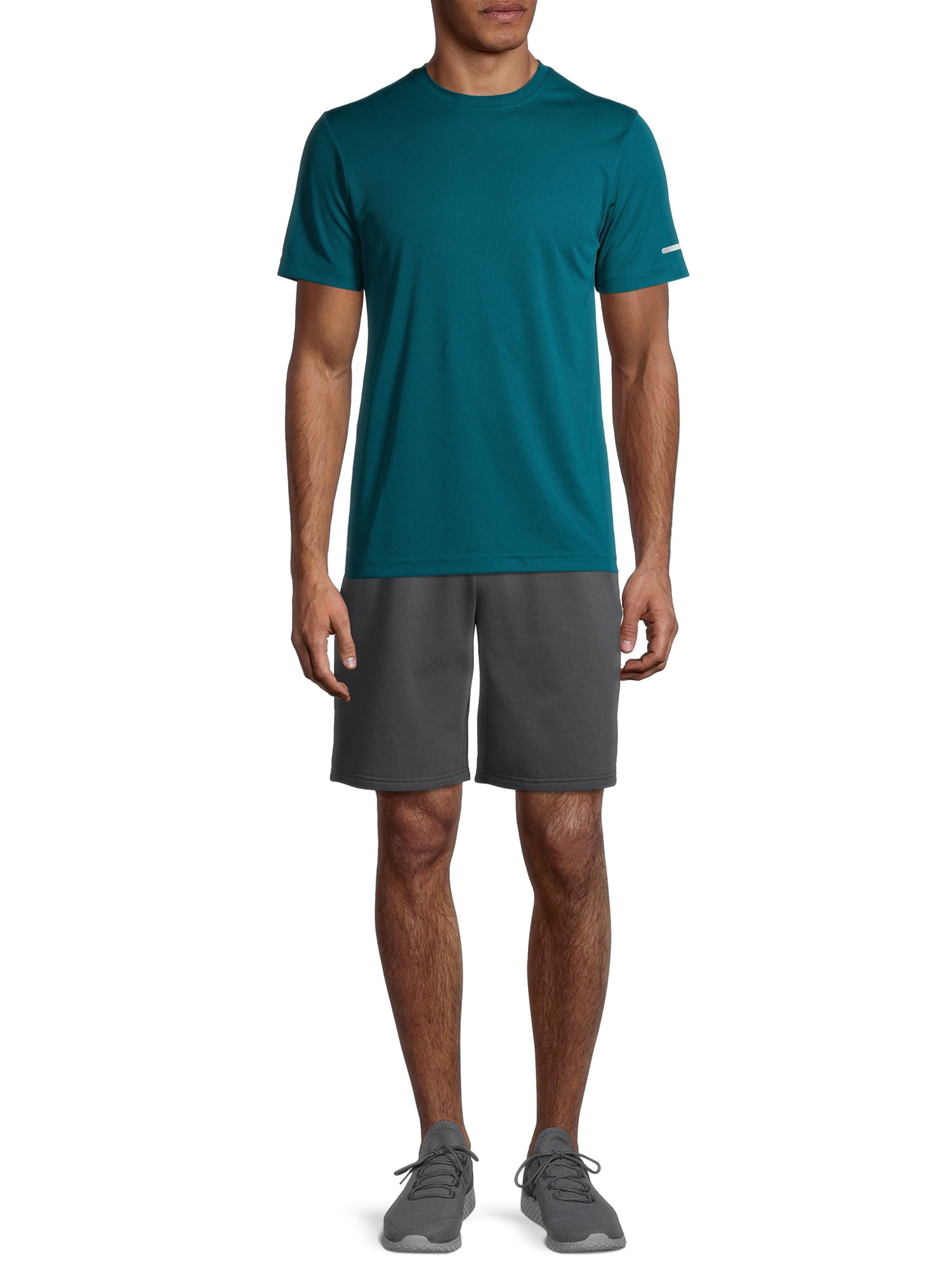 Athletic Works Men's 9" Fleece Shorts, up to Size 2XL