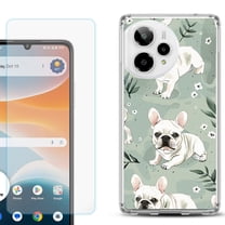 Phone Case for Cricket Icon Pro 2026, with Screen Protector, by OneToughShield - French Bulldog