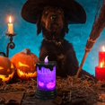 thumbnail image 2 of Velas de Calabaza YONGSHENG Sin Llama LED de Cera Real con Pilas Luz Cálida Castillo Bruja, 2 of 5
