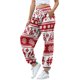 thumbnail image 3 of Pantalones deportivos casuales, pantalones deportivos estampados, pantalones de estilo navideño de cintura alta, pantalones deportivos estampados, confiables y duraderos, 3 of 5
