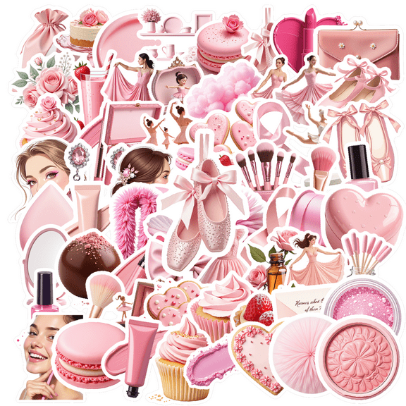 Chic Stickers Stationery Stickers Elegant Kids Stickers Toy Floral Kids Stickers for Luggage Suitcase