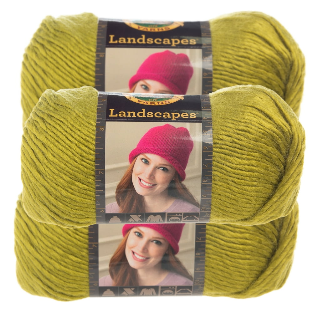 Lion Brand Yarn (3 Pack) Landscapes Yarn Acrylic 100 Medium 4 Soft
