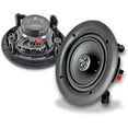 thumbnail image 3 of PYLE-HOME PDIC66 In-Wall/in-Ceiling 6.5-Inch Dual Stereo Speakers, 200 Watt, 2-Way, Flush Mount, White, 3 of 5