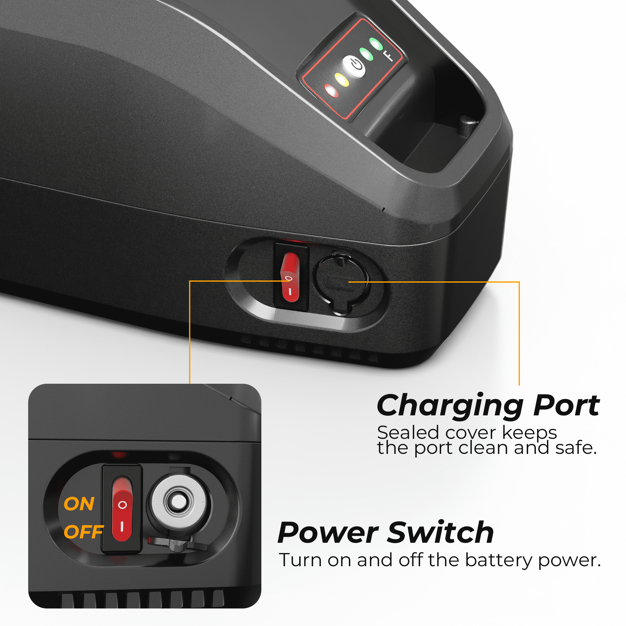 Skeri Ebike Battery, 48V 15.6Ah Lithium-ion Pedelec Battery, Detachable Battery for 500W Electric Bike Bicycles Folding Bike Mountain Bike Motor