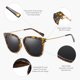 thumbnail image 4 of Cyxus Lentes de Sol Polarizadas Gafas para Mujeres 100% Bloquear UV Anteojos Anti Deslumbramiento Antireflejante 1913B03 Cyxus Style, 4 of 5