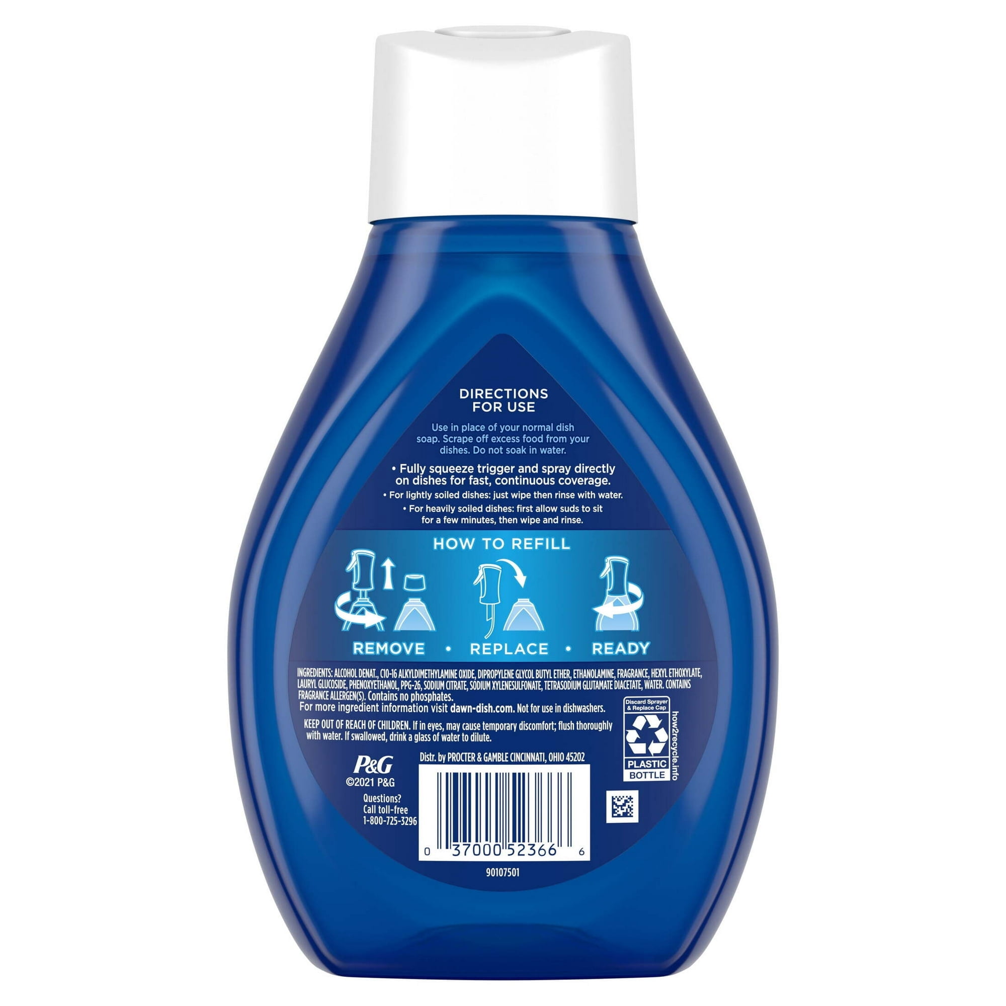 Dawn Spray Dish Soap Refill, Fresh Scent, 16 fl oz