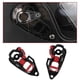 thumbnail image 1 of Helmet Shield Visor Gear Plate Set, 1 Pair Motorcycle Helmet Visor Base Replacement for AGV K1 K3sv K5 Motorcycle Helmet Parts MK2166, 1 of 5