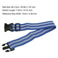 thumbnail image 2 of Unique Bargains High Visibility Night Caution Reflective Belt Bands Blue 26x2 Inch, 2 of 5