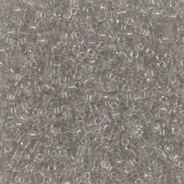 Miyuki Delica Seed Beads DB1111 11/0 Transparent Gray Mist 7.2 Grams