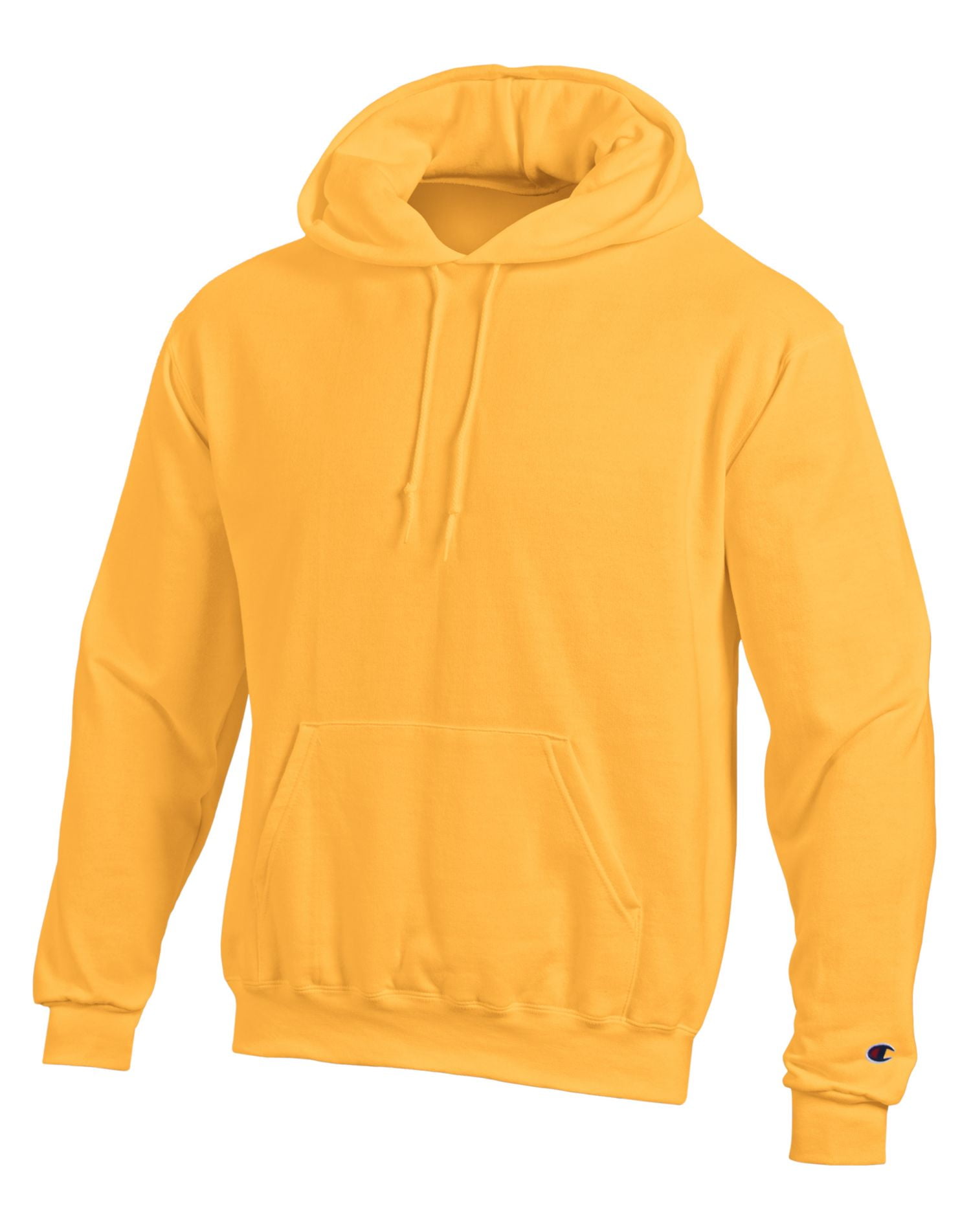 Champion Mens Double Dry Action Fleece Pullover Hoodie, M, C Gold