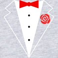 thumbnail image 2 of CafePress - Funny Tuxedo [Red Bow] - Cute Infant Bodysuit Baby Romper - Size Newborn - 24 Months, 2 of 3