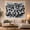 Black Graffiti, variant on Scale Monochromatic Graffiti with Piece Textured Resembles, Mystical Fantasy for Space Lovers, Wall Decor, Housewarming Gift, Tapestry Wall Hanging for Dorm and Living Room