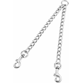thumbnail image 1 of Heavy Duty 2 Way Dog Lead Metal Chain Double Pet Clip Leash, 1 of 6